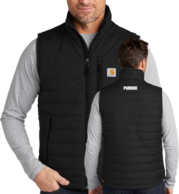 Purdue Carhartt Gilliam Vest Purdue Athletic Wordmark Purdue University West Lafayette