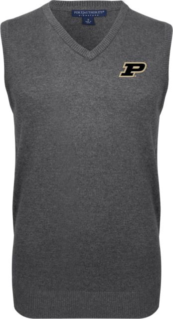 Purdue VNeck Sweater Vest Primary Athletic Mark