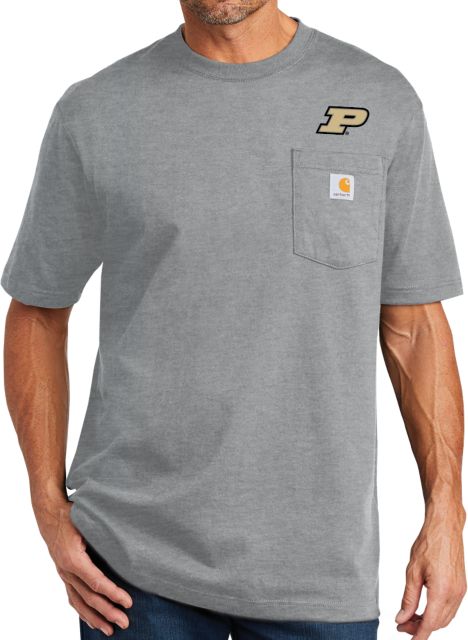 Purdue Carhartt Workwear Pocket T Shirt Primary Athletic Mark