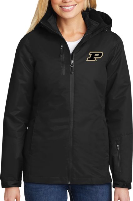 Purdue Womens Vortex Waterproof 3 in 1 Jacket Primary Athletic Mark