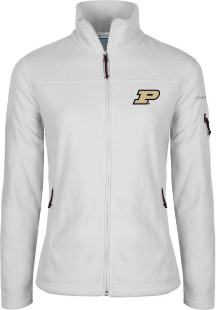 Purdue Columbia Womens Full Zip Fleece Jacket Primary Athletic Mark