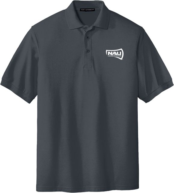 Northern Arizona Extended Silk Touch Polo NAU Primary Athletics Wordmark - PLUS - ONLINE ONLY