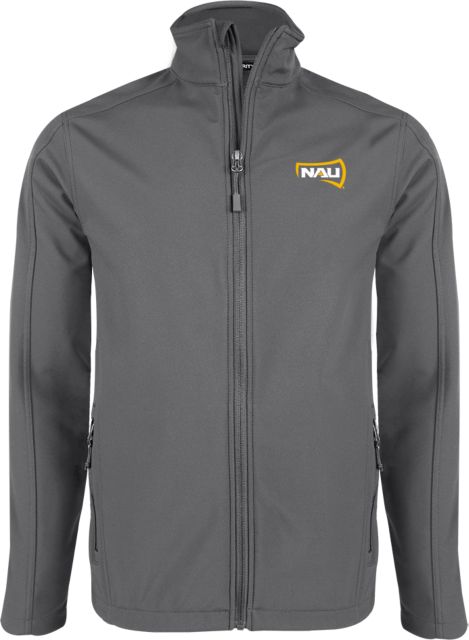 Northern Arizona Charcoal Softshell Jacket NAU Primary Mark - ONLINE ONLY