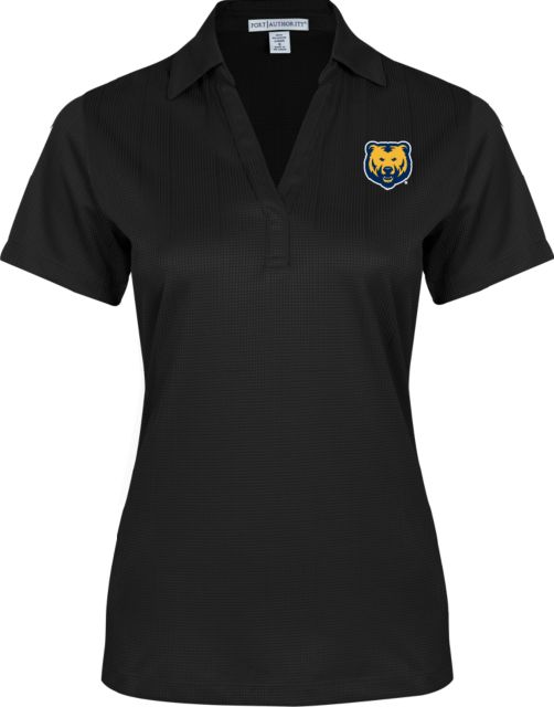 Northern Colorado Womens Performance Fine Jacquard Polo UNC Bear Logo - ONLINE ONLY