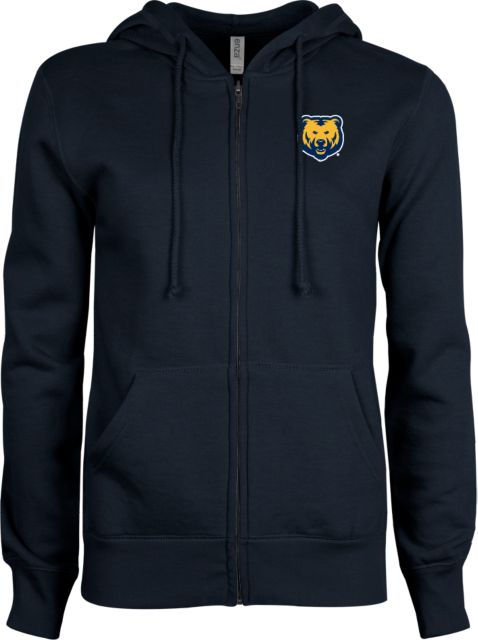 Northern Colorado ENZA Womens Fleece Full Zip Hoodie UNC Bear Logo - ONLINE ONLY