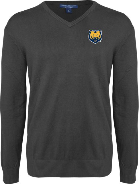 Northern Colorado VNeck Sweater Heather UNC Bear Logo - ONLINE ONLY