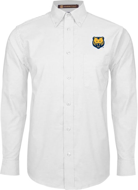 Northern Colorado Oxford Long Sleeve Shirt White UNC Bear Logo - ONLINE ONLY