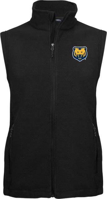 Northern Colorado Fleece Full Zip Vest UNC Bear Logo - ONLINE ONLY