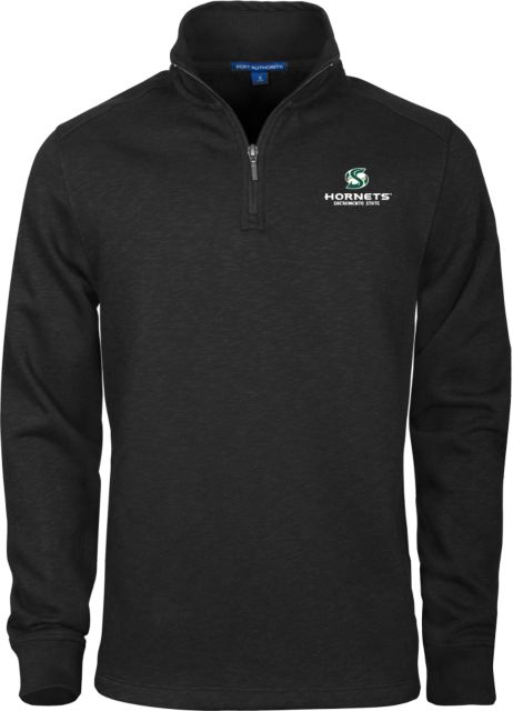 Sacramento State Slub Fleece 1/4 Zip Pullover Official Logo - ONLINE ONLY
