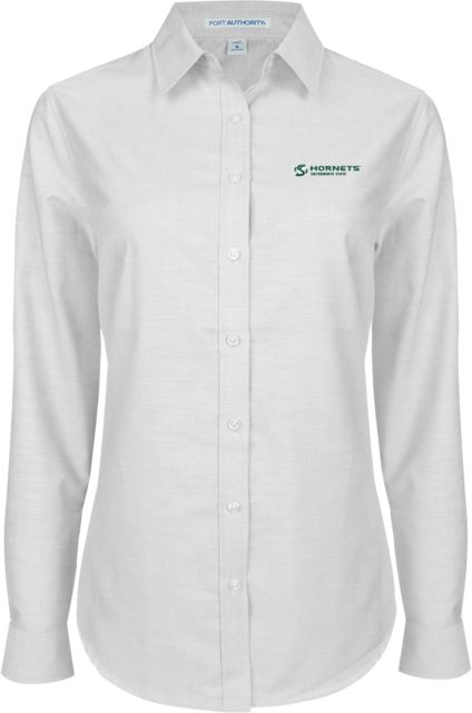 Sacramento State Ladies Oxford Shirt Official Logo Flat - ONLINE ONLY