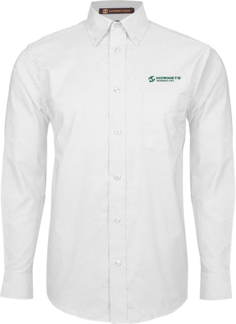 Sacramento State Mens Oxford Long Sleeve Shirt Official Logo Flat - ONLINE ONLY