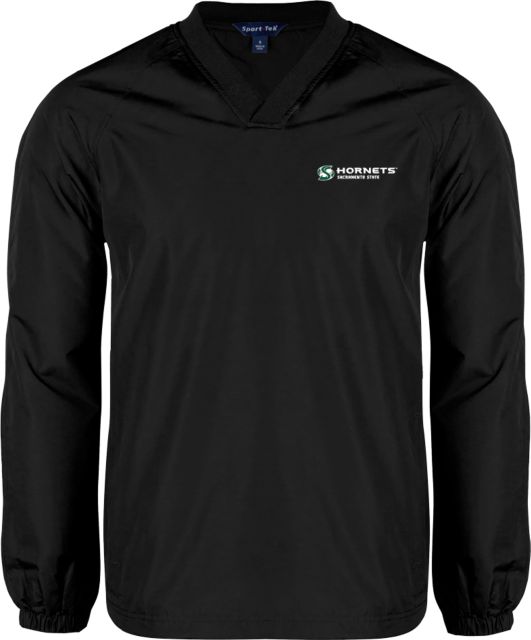 Sacramento State V Neck Raglan Windshirt Official Logo Flat - ONLINE ONLY