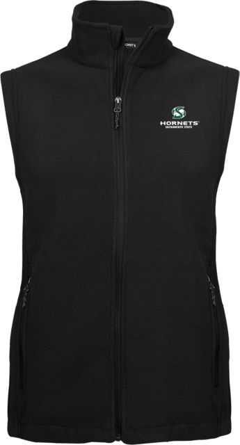 Sacramento State Fleece Full Zip Vest Official Logo - ONLINE ONLY