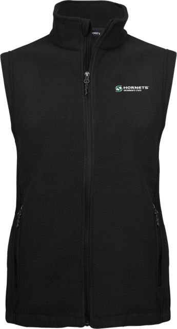 Sacramento State Fleece Full Zip Vest Official Logo Flat - ONLINE ONLY