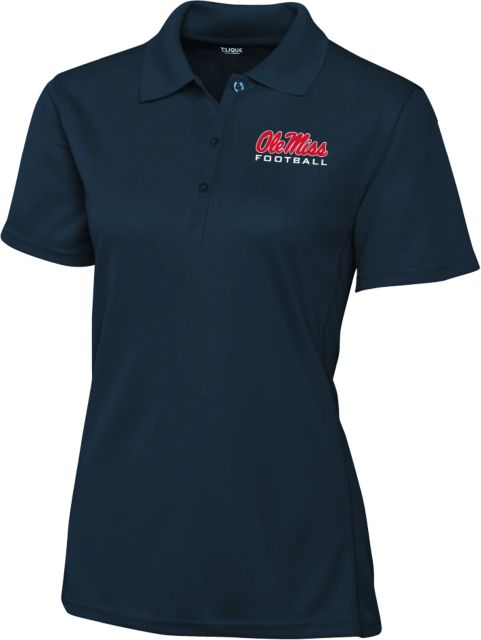 Ole Miss C&B Womens Clique Ice Pique Polo Ole Miss Football - ONLINE ONLY