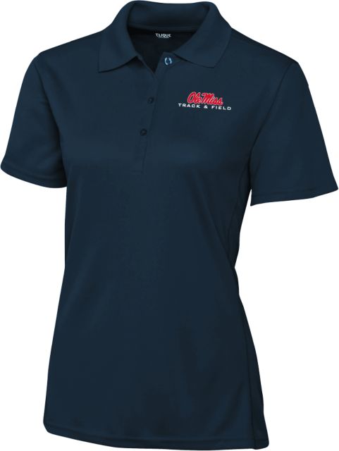 Ole Miss C&B Womens Clique Ice Pique Polo Ole Miss Track and Field - ONLINE ONLY
