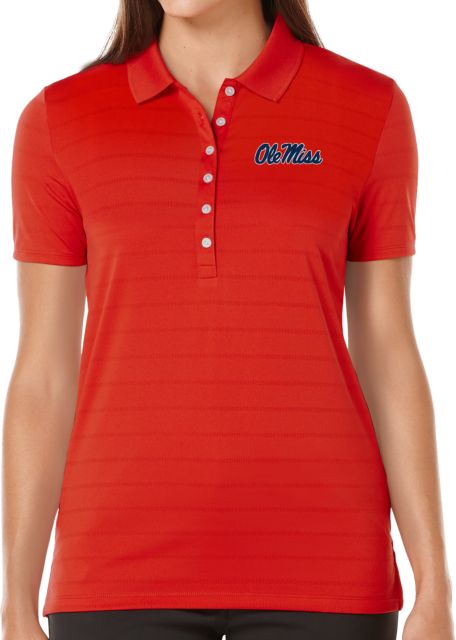 Ole Miss Callaway Womens Opti Vent Polo Ole Miss Script - Official Wordmark - ONLINE ONLY