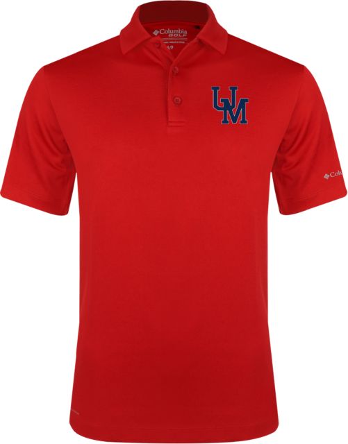 Ole Miss Columbia Omni Wick Drive Polo Ole Miss Interlock UM - ONLINE ONLY