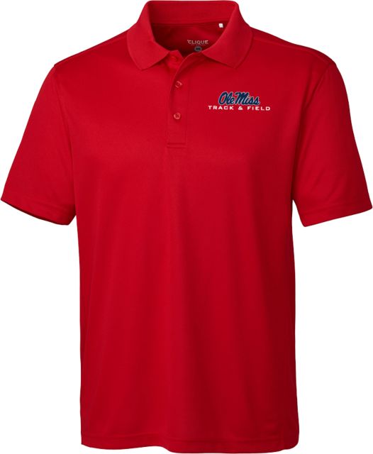 Ole Miss C&B Clique Ice Pique Polo Ole Miss Track and Field - ONLINE ONLY