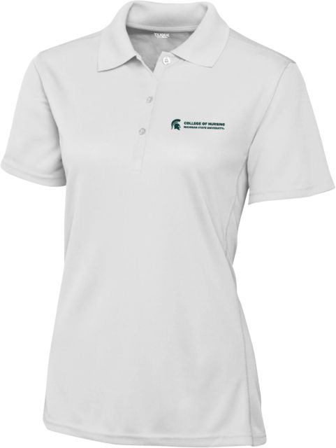 Michigan State C&B Womens Clique Ice Pique Polo MSU College of Nursing - ONLINE ONLY