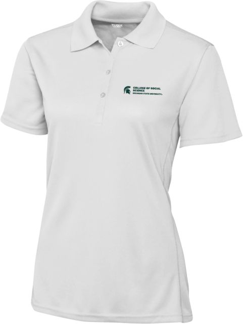 Michigan State C&B Womens Clique Ice Pique Polo MSU College of Social Science - ONLINE ONLY