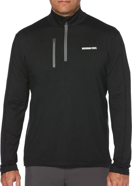 Michigan State Callaway 1/4 Zip Pullover Michigan State Word Mark - ONLINE ONLY
