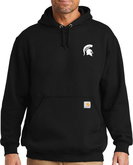 Michigan State Carhartt Midweight Hoodie Michigan State Spartan Head ONLINE ONLY