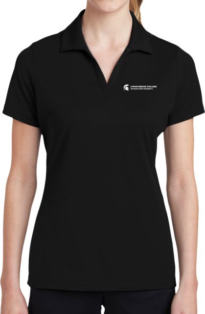 Michigan State Womens Dry Mesh Polo Lyman Briggs College - ONLINE ONLY