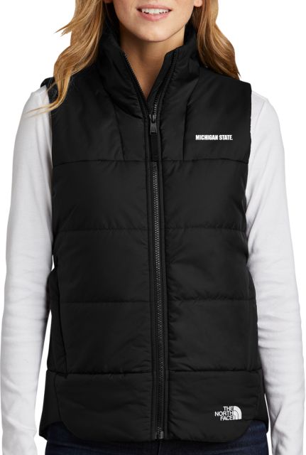 Michigan State The North Face Womens Everyday Insulated Vest Michigan State Word Mark - ONLINE ONLY