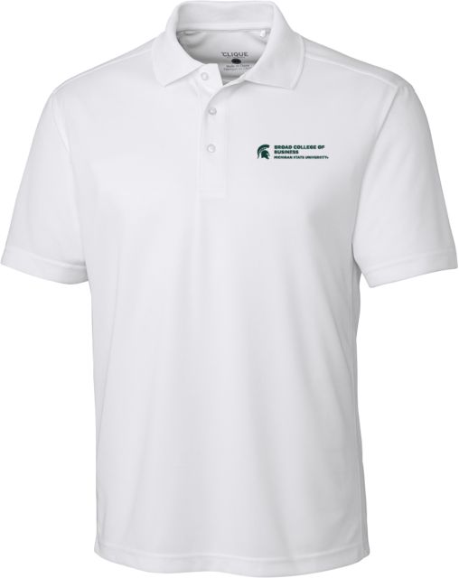 Michigan State C&B Clique Ice Pique Polo MSU Broad College of Business - ONLINE ONLY