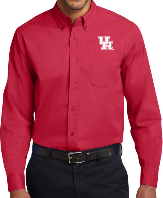 Houston Twill Button Down Long Sleeve UH Interlocking - ONLINE ONLY