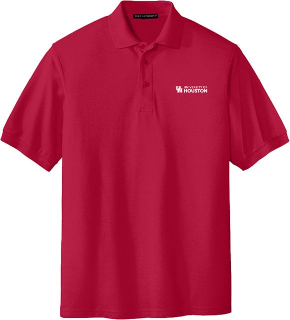 Houston Extended Silk Touch Polo UH Signature Mark Horizontal - PLUS - ONLINE ONLY