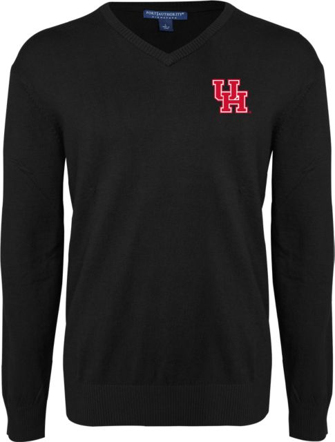 Houston VNeck Sweater Interlocking UH - ONLINE ONLY