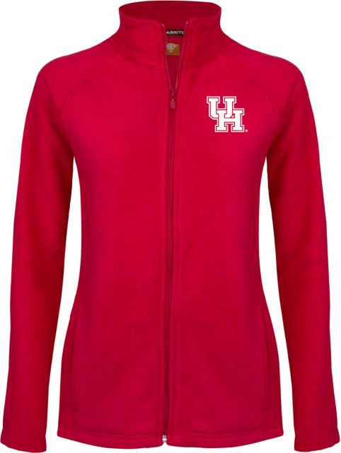 Houston Womens Fleece Full Zip Jacket UH Interlocking - ONLINE ONLY