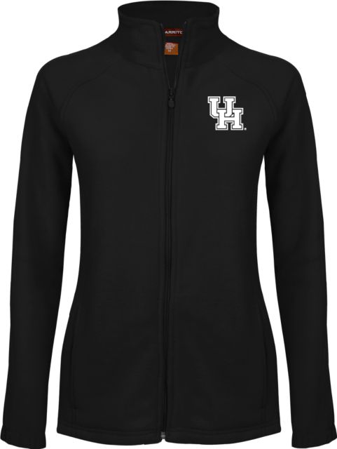 Houston Womens Fleece Full Zip Jacket UH Interlocking - ONLINE ONLY