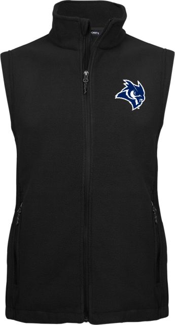 Rice Fleece Full Zip Vest Owl Head - ONLINE ONLY