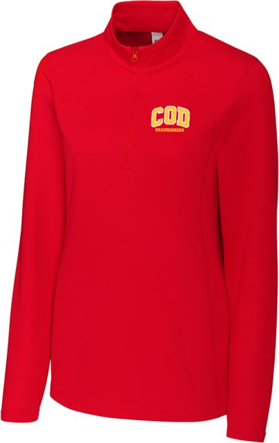 College of the Desert C&B Womens Clique Ice Pique Half Zip COD Roadrunners - ONLINE ONLY