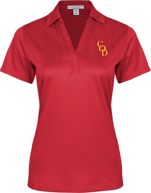 College of the Desert Womens Performance Fine Jacquard Polo COD - ONLINE ONLY