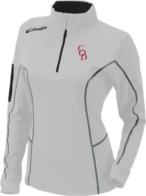 College of the Desert Columbia Womens Omni Wick Shotgun 1/4 Zip COD - ONLINE ONLY