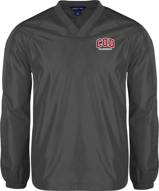 College of the Desert V Neck Raglan Windshirt COD Roadrunners - ONLINE ONLY