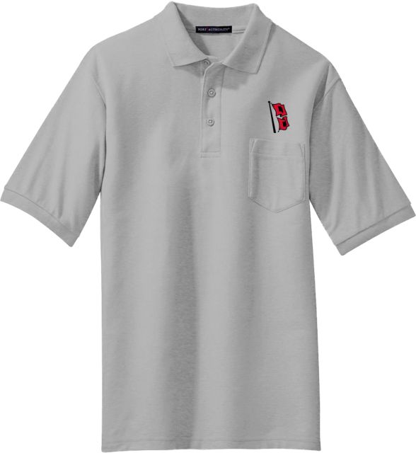 Tulsa Silk Touch Polo w/ Pocket Flag Mark - ONLINE ONLY