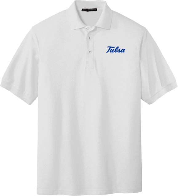 Tulsa Silk Touch Polo Tulsa Wordmark - ONLINE ONLY