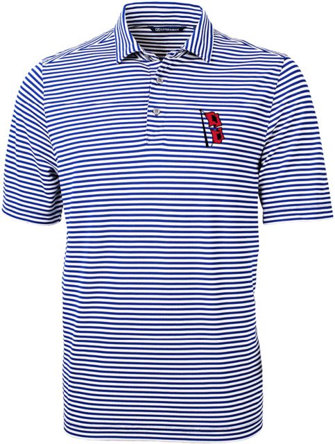 Tulsa CandB Virtue Eco Pique Stripe Polo Flag Mark - ONLINE ONLY