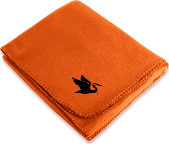 Everglades University Arctic Fleece Blanket Everglades University EgretA Mascot Trademark - ONLINE ONLY