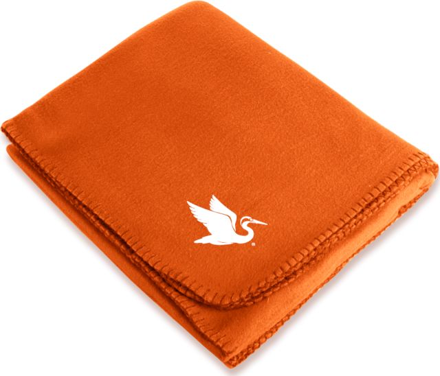 Everglades University Arctic Fleece Blanket Everglades University EgretA Mascot Trademark - ONLINE ONLY