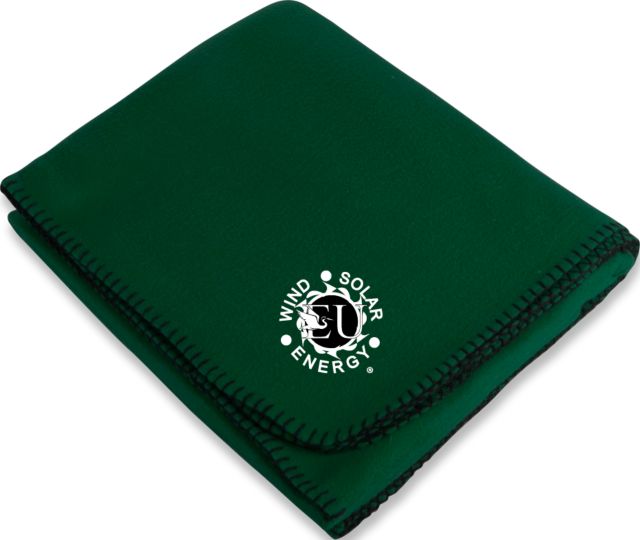 Everglades University Arctic Fleece Blanket Wind Solar EnergyA Trademark - ONLINE ONLY
