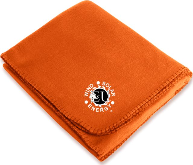 Everglades University Arctic Fleece Blanket Wind Solar EnergyA Trademark - ONLINE ONLY