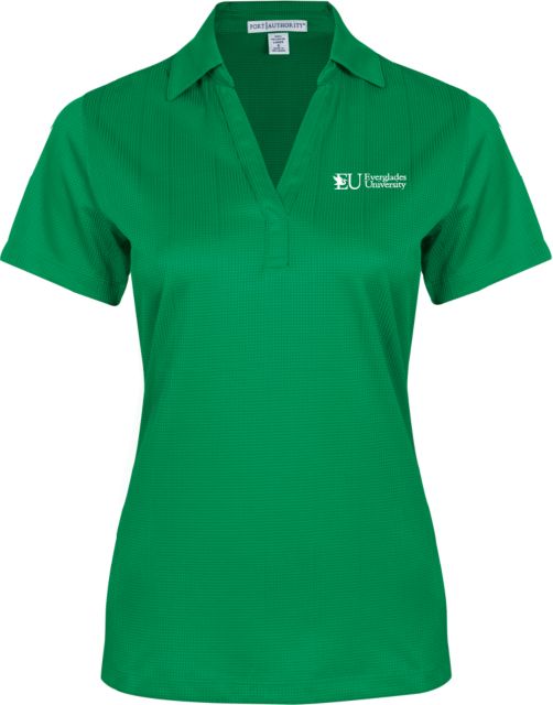 Everglades University® Ladies Performance Fine Jacquard Polo Everglades University Primary - ONLINE ONLY
