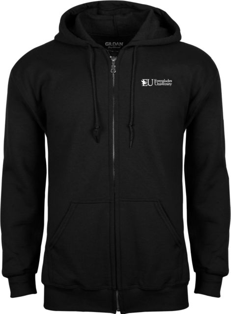 Everglades University® Fleece Full Zip Hoodie Everglades University Primary - ONLINE ONLY