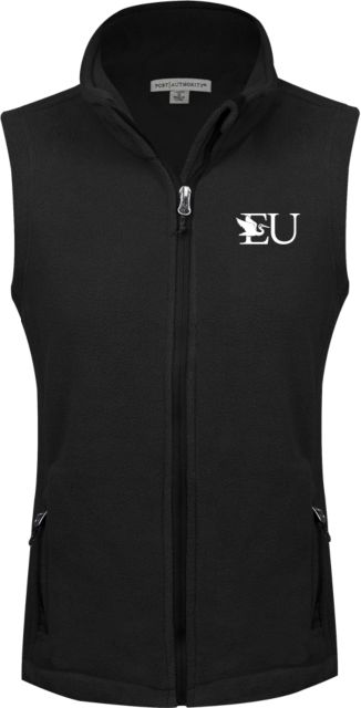 Everglades University® Ladies Fleece Full Zip Vest EU Logo - ONLINE ONLY